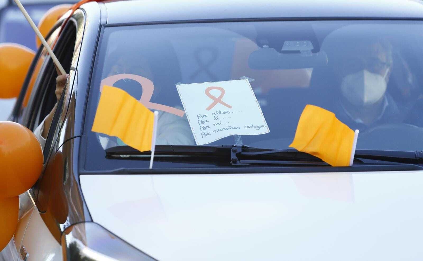 Fotos de la manifestación en Málaga contra la Ley Celaá