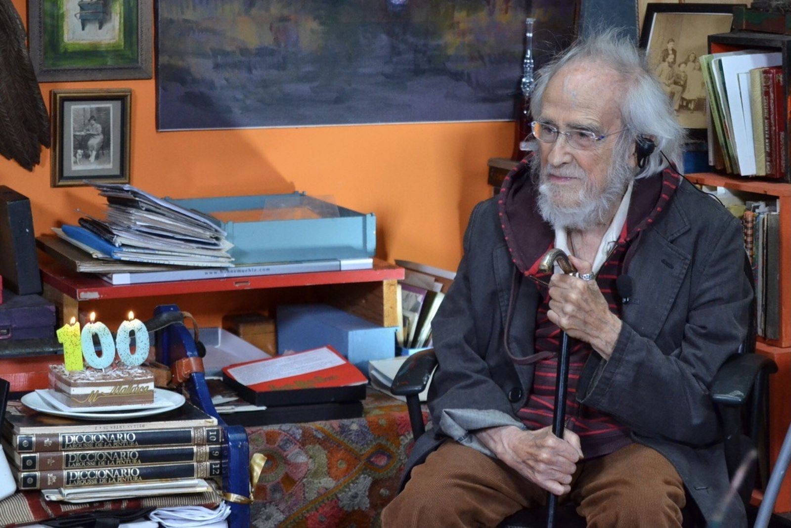 Ginés Liébana, el día de su 100 cumpleaños.