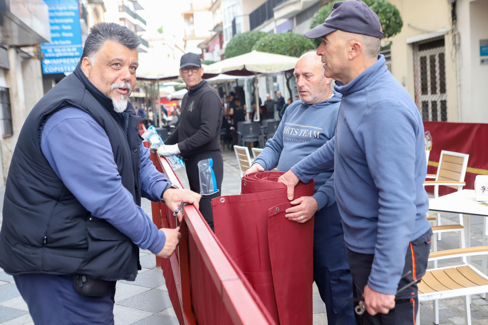Fotos de los preparativos de la Semana Santa en Algeciras