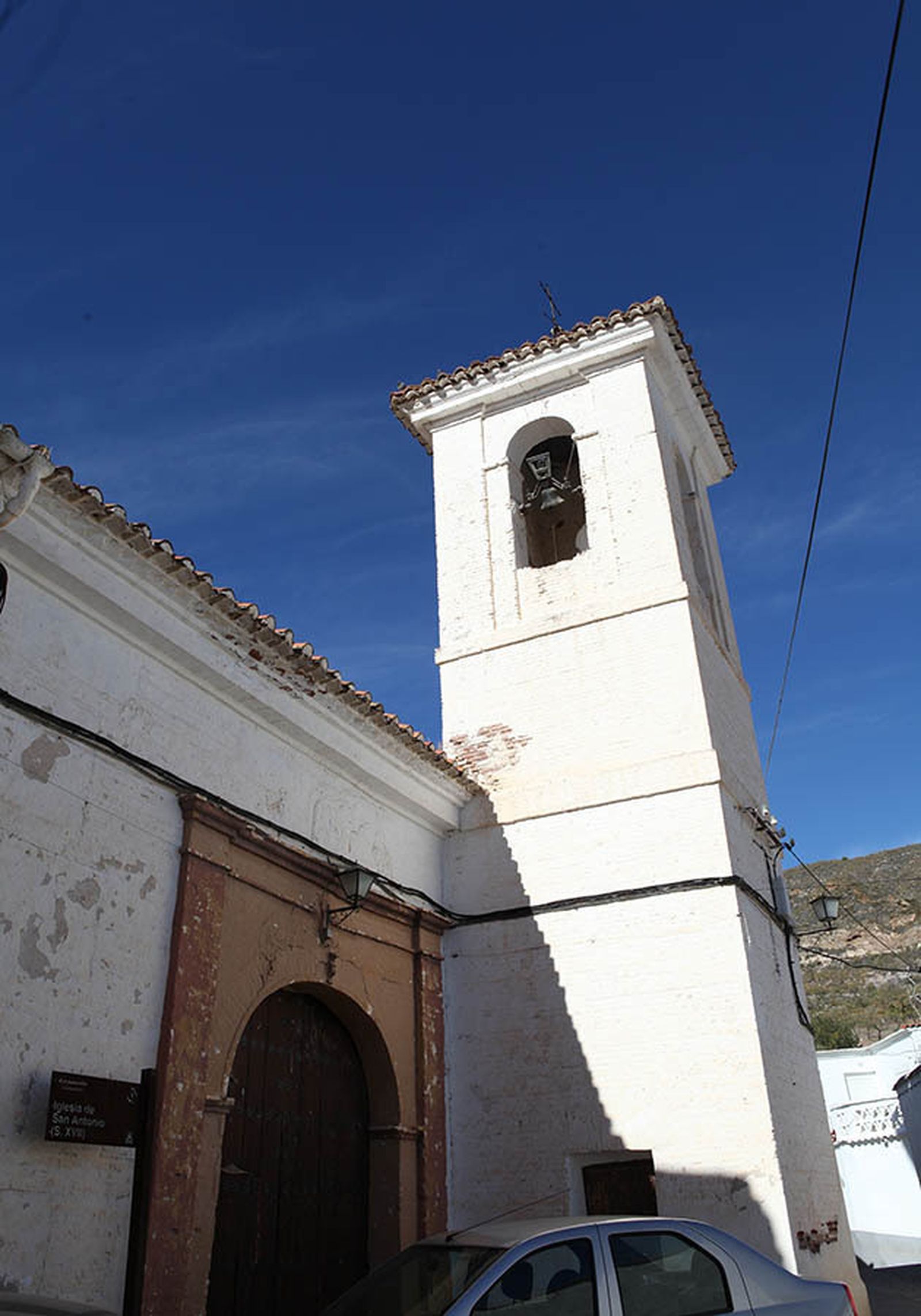La iglesia de Cojáyar pertenece al siglo XVII.