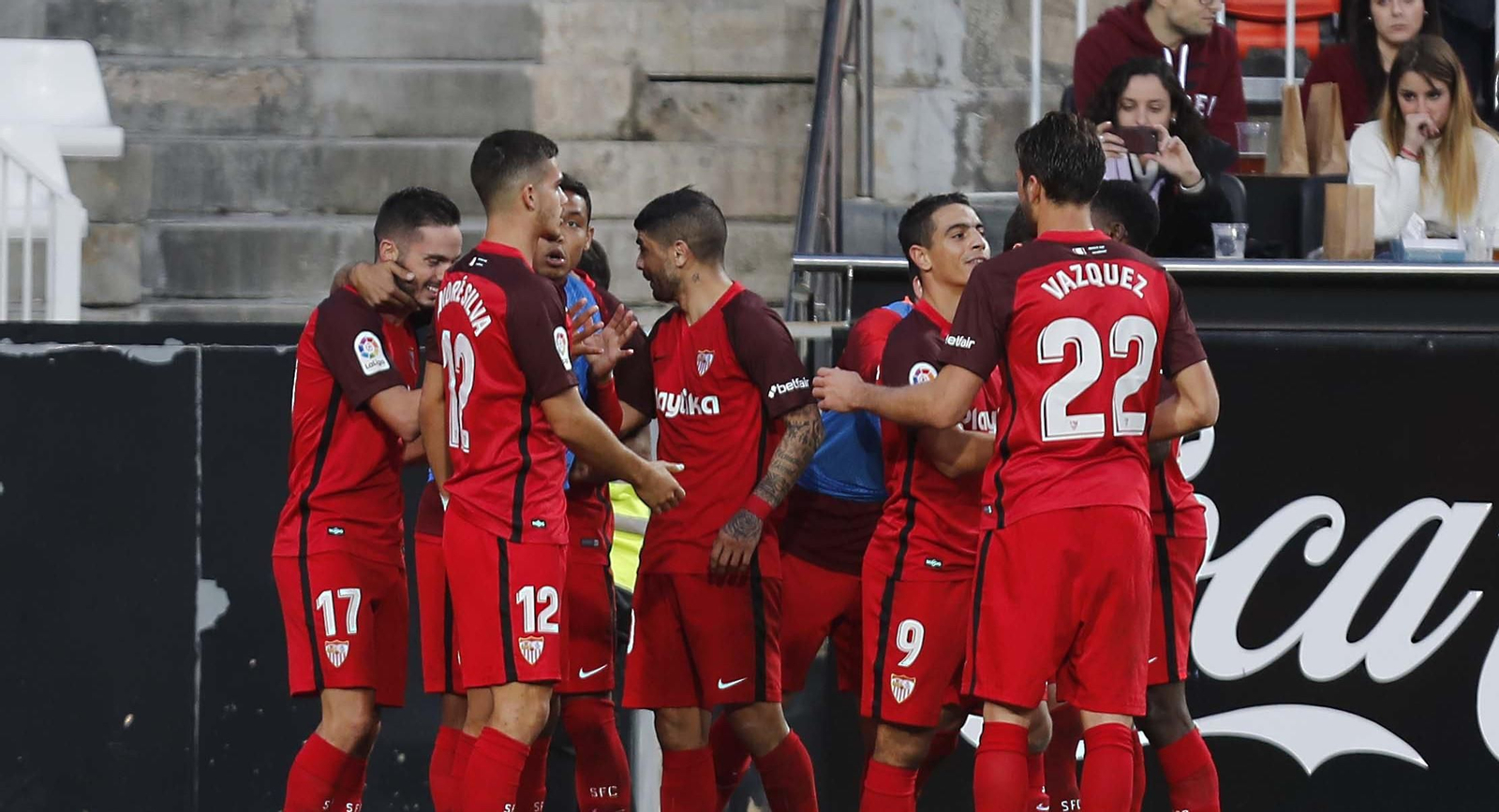 Las imágenes del Valencia-Sevilla