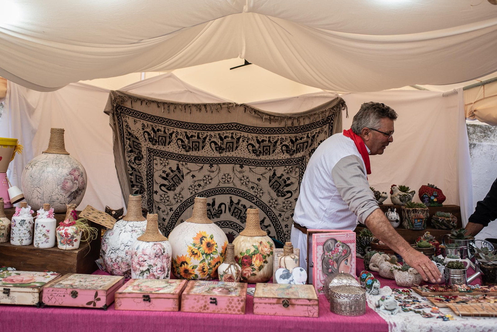 Imágenes del ambiente en la Feria del Descubrimiento de Palos de la Frontera