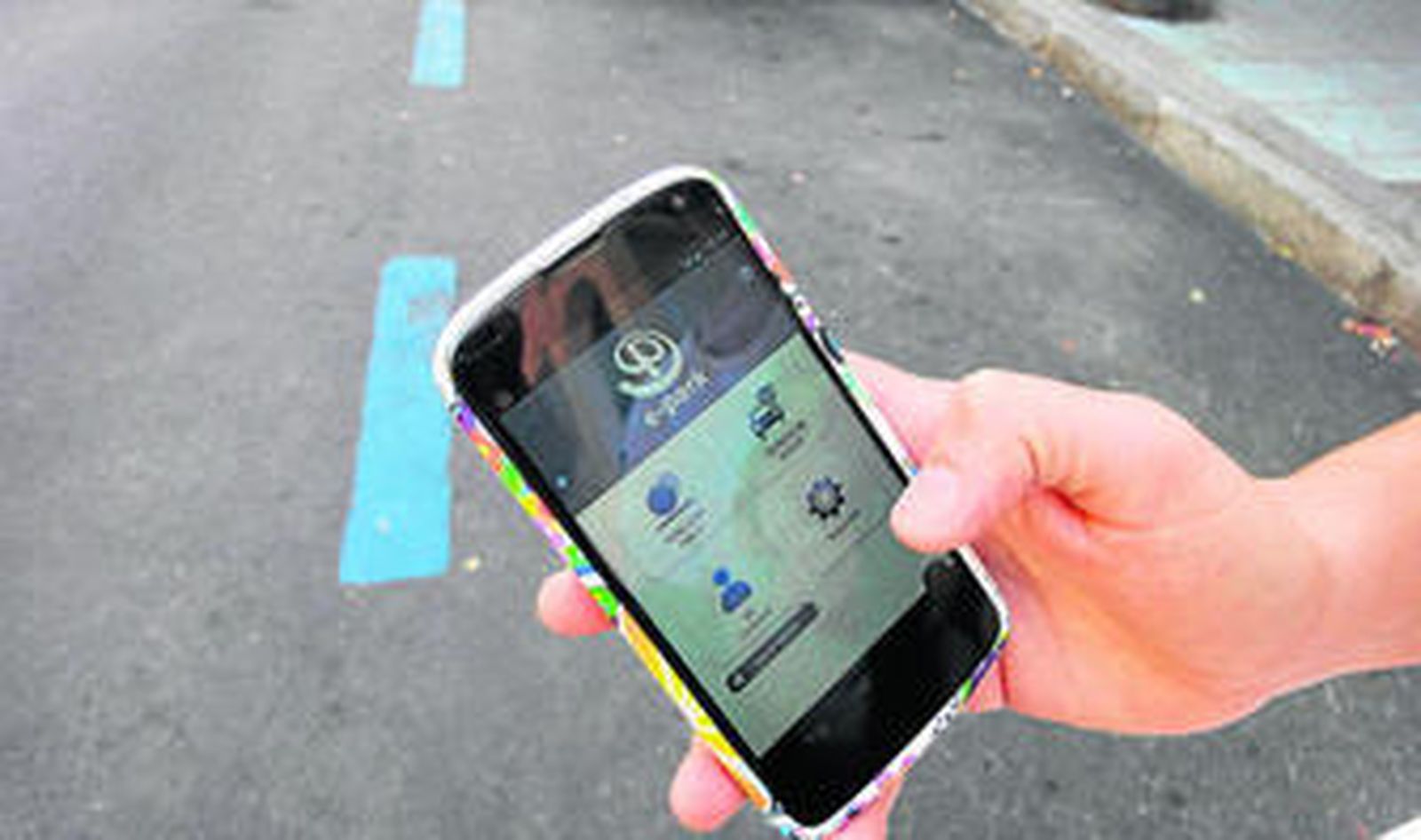 La aplicación desde el teléfono móvil.