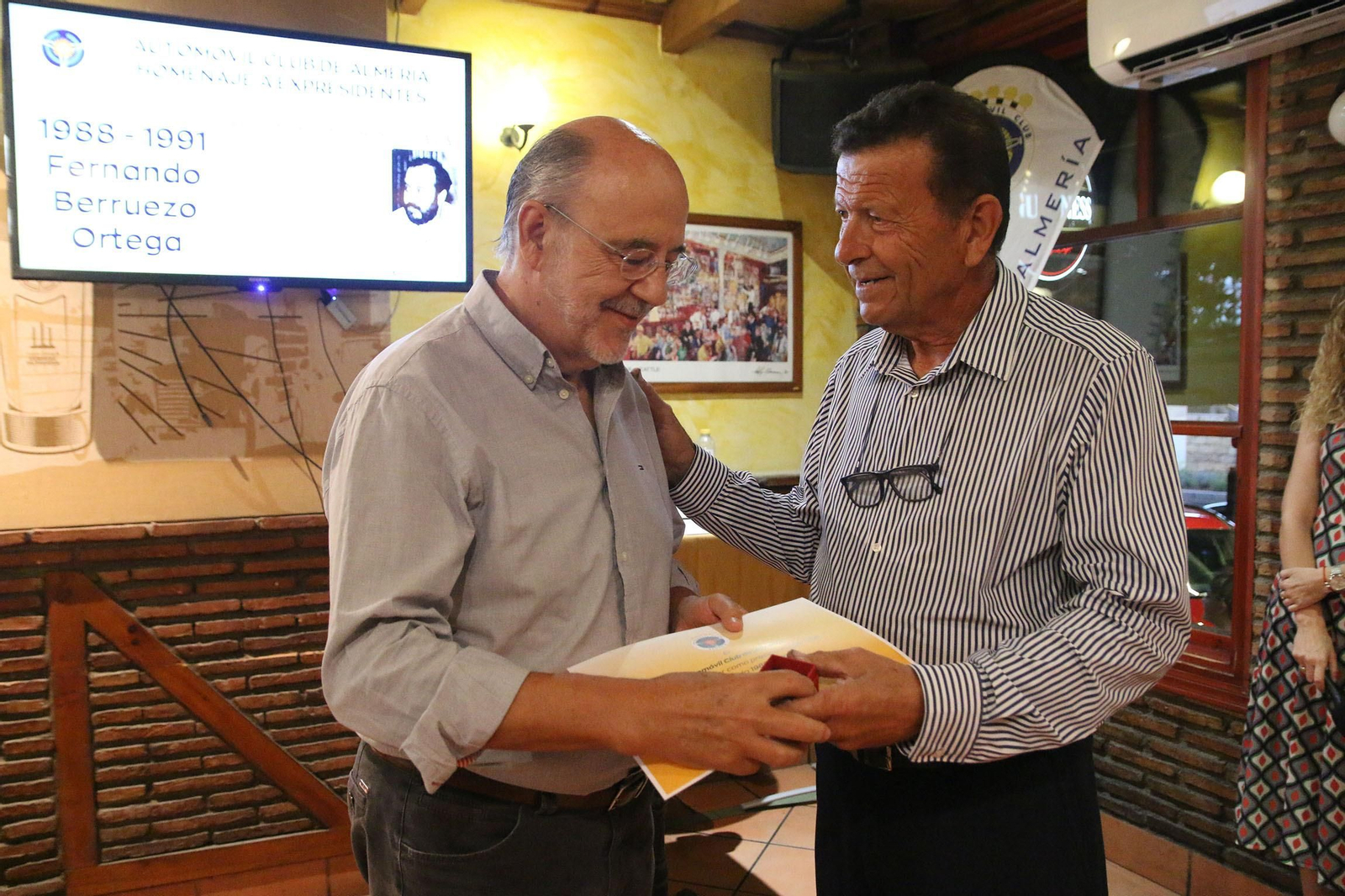 Homenaje a los expresidentes del Automóvil Club de Almería