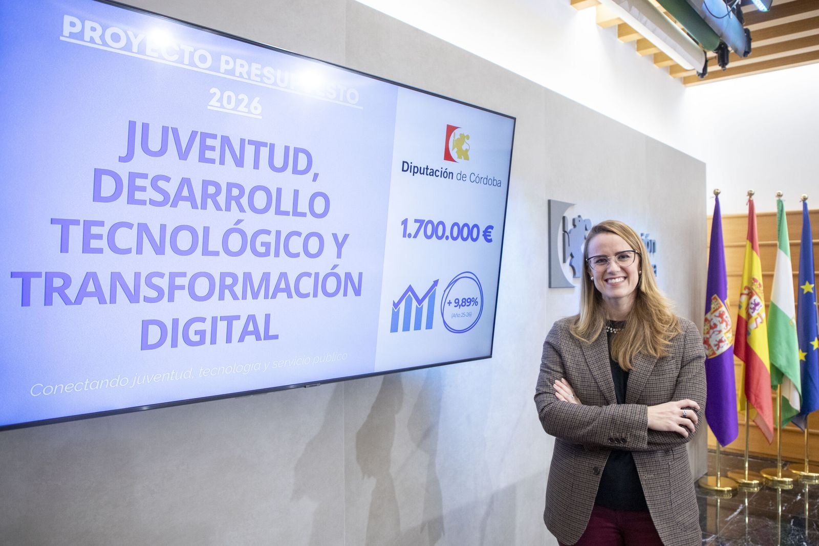 La diputada provincial de Juventud, Sara Alguacil.