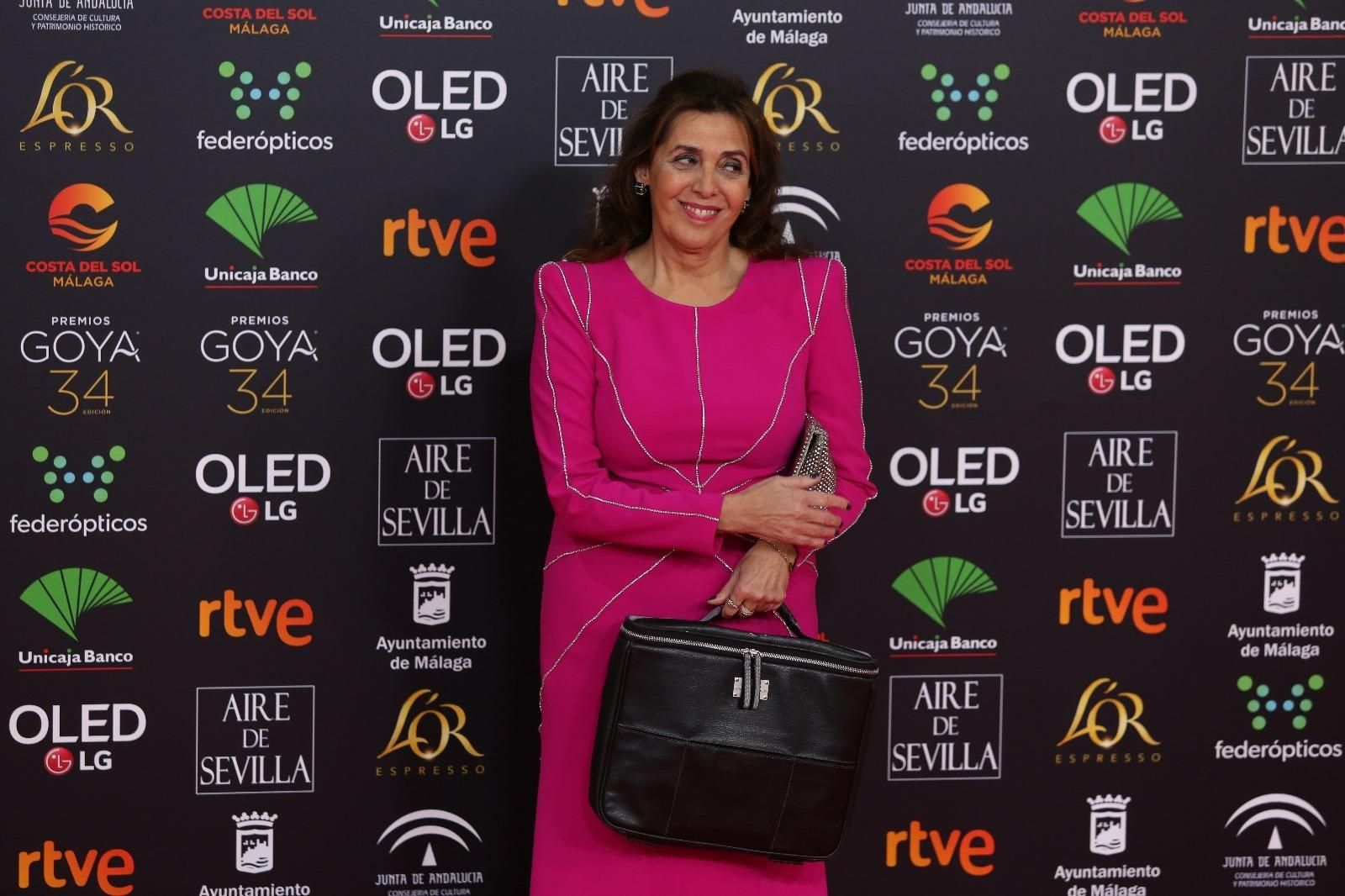 La alfombra roja de los Goya en Málaga.