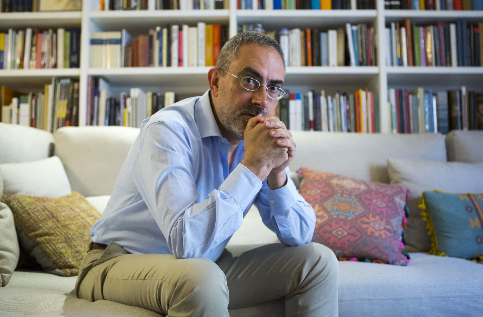 Antonio Rivero Taravillo en su domicilio.