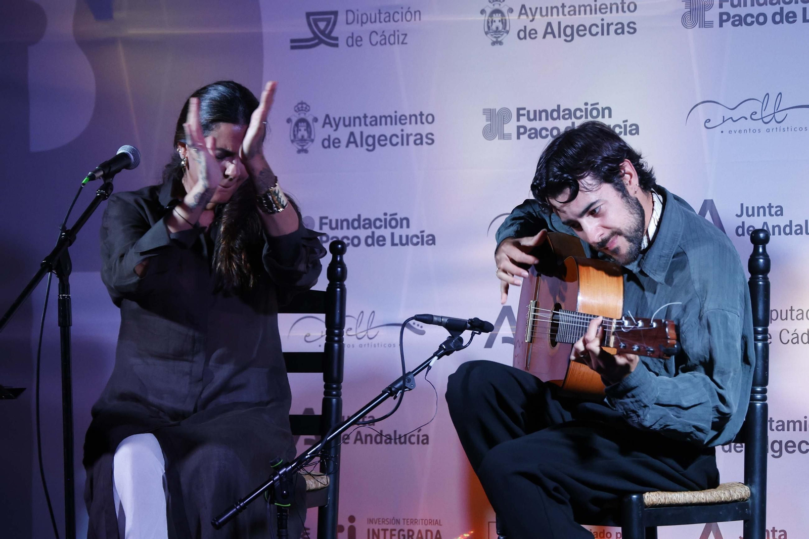 Fotos del concierto de Alba Molina y Victor Franco en el Centro de Paco de Lucía en Algeciras