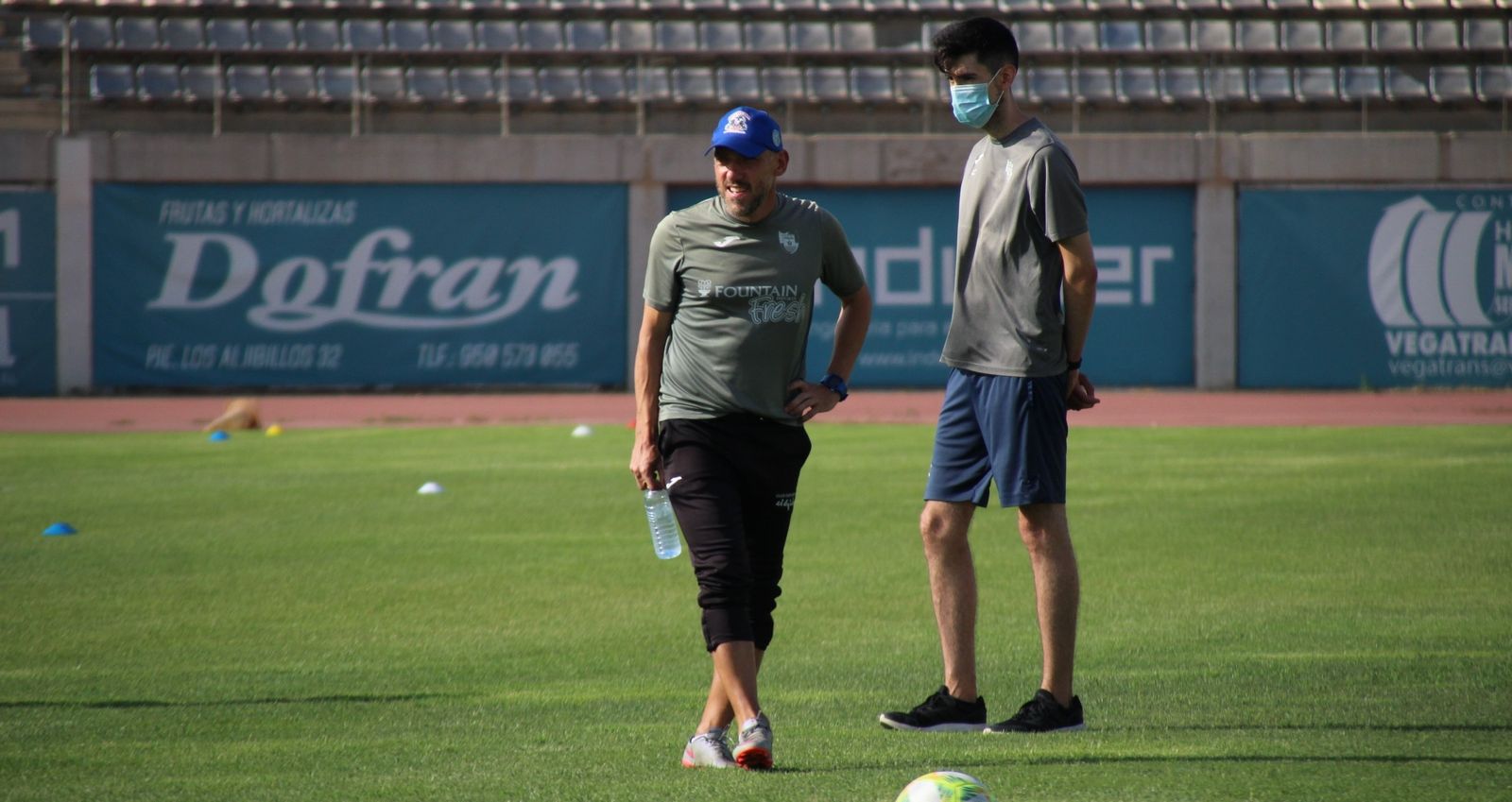 David Cabello, durante un entrenamiento en Santo Domingo