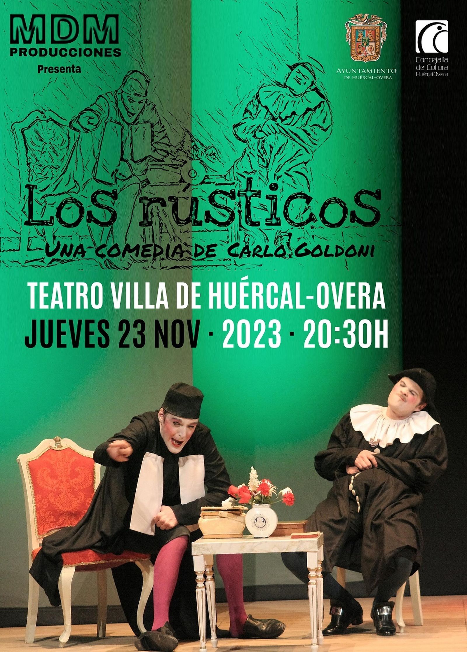 El ciclo teatral de Mojácar trae “Los rústicos”, cuarta de abono