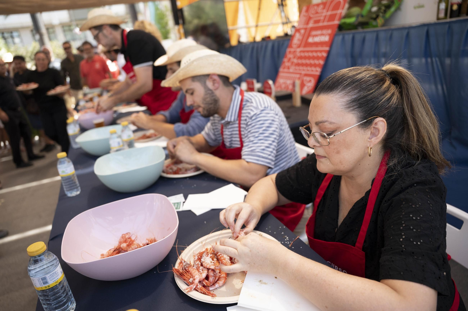 En imágenes: el I Concurso de Gamba Roja de la Feria de Almería
