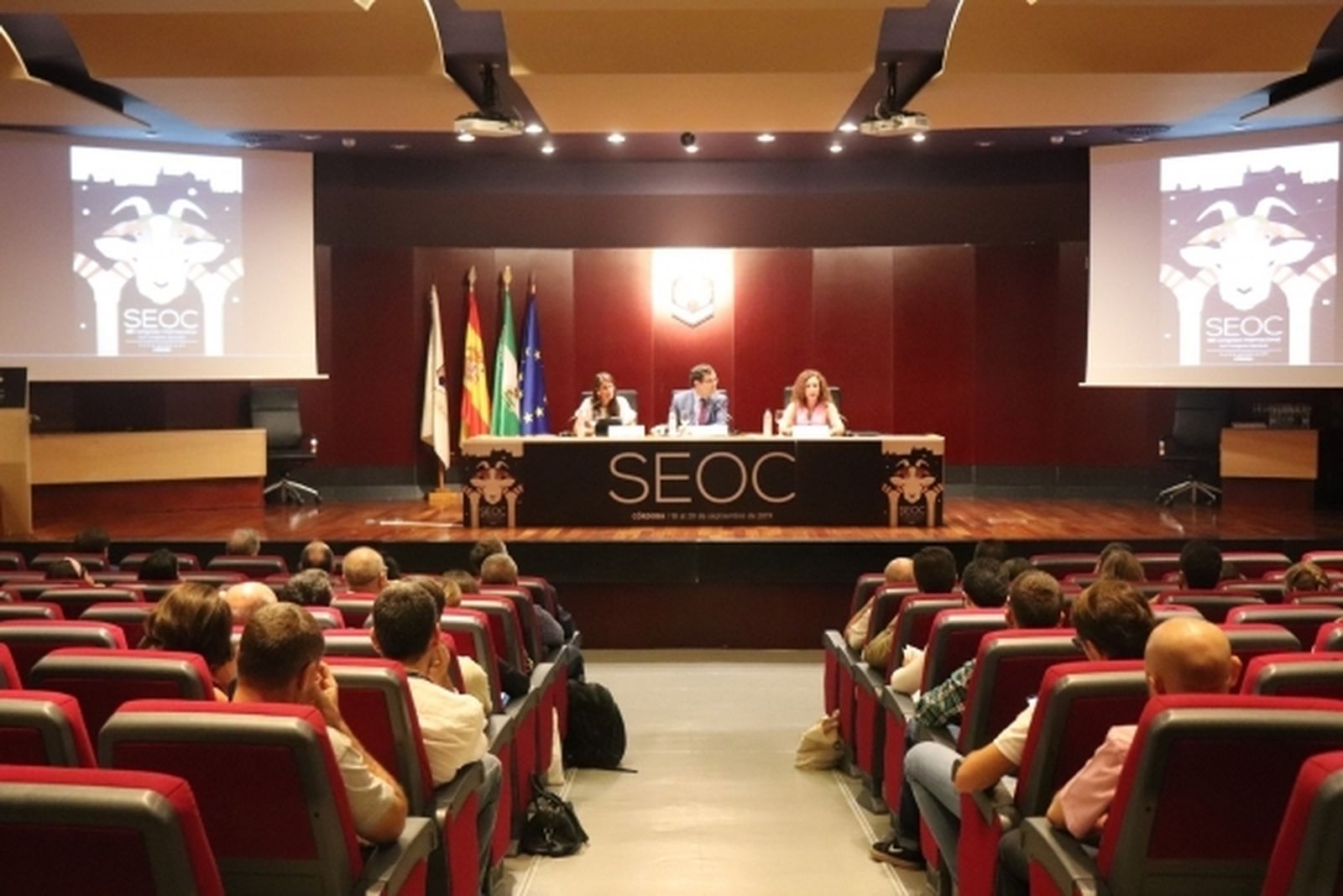 Un momento de la celebración del congreso en el Rectorado de la UCO.