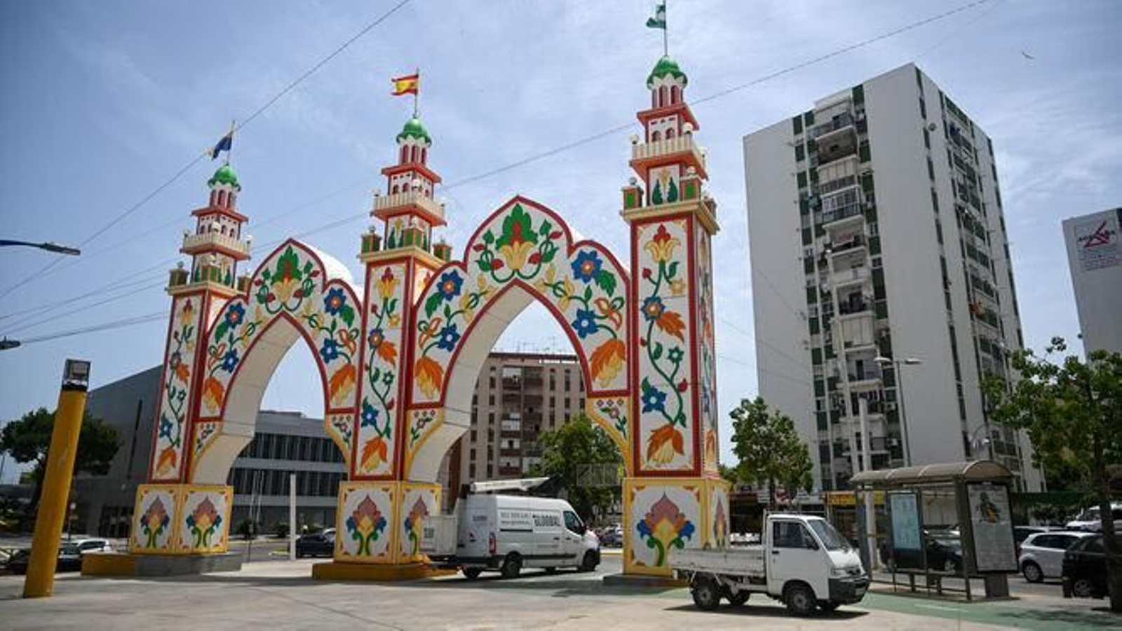 La portada de la feria de Algeciras 2022.