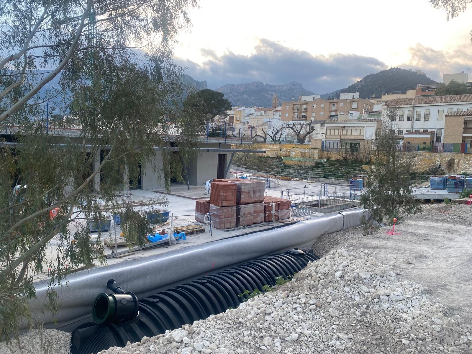 Obras del Centro de Salud de La Alameda.