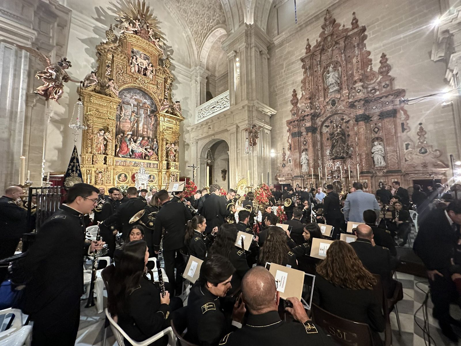 La banda del Carmen en el concierto de este lunes