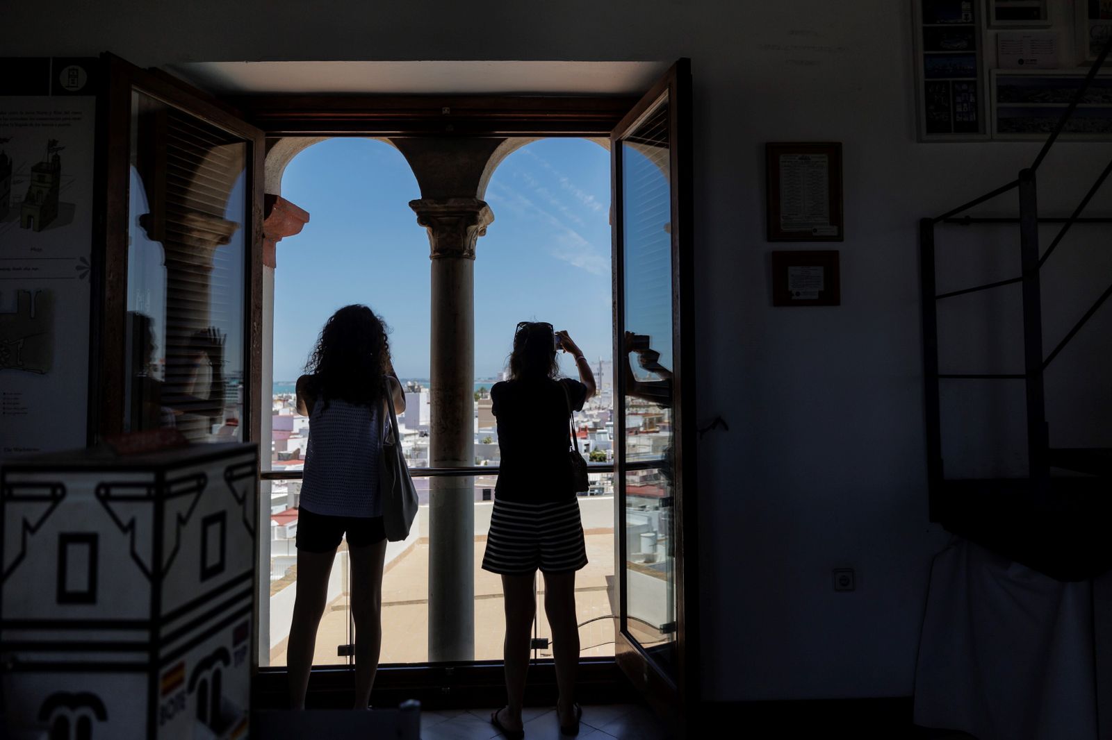 Las imágenes del interior de la Torre Tavira