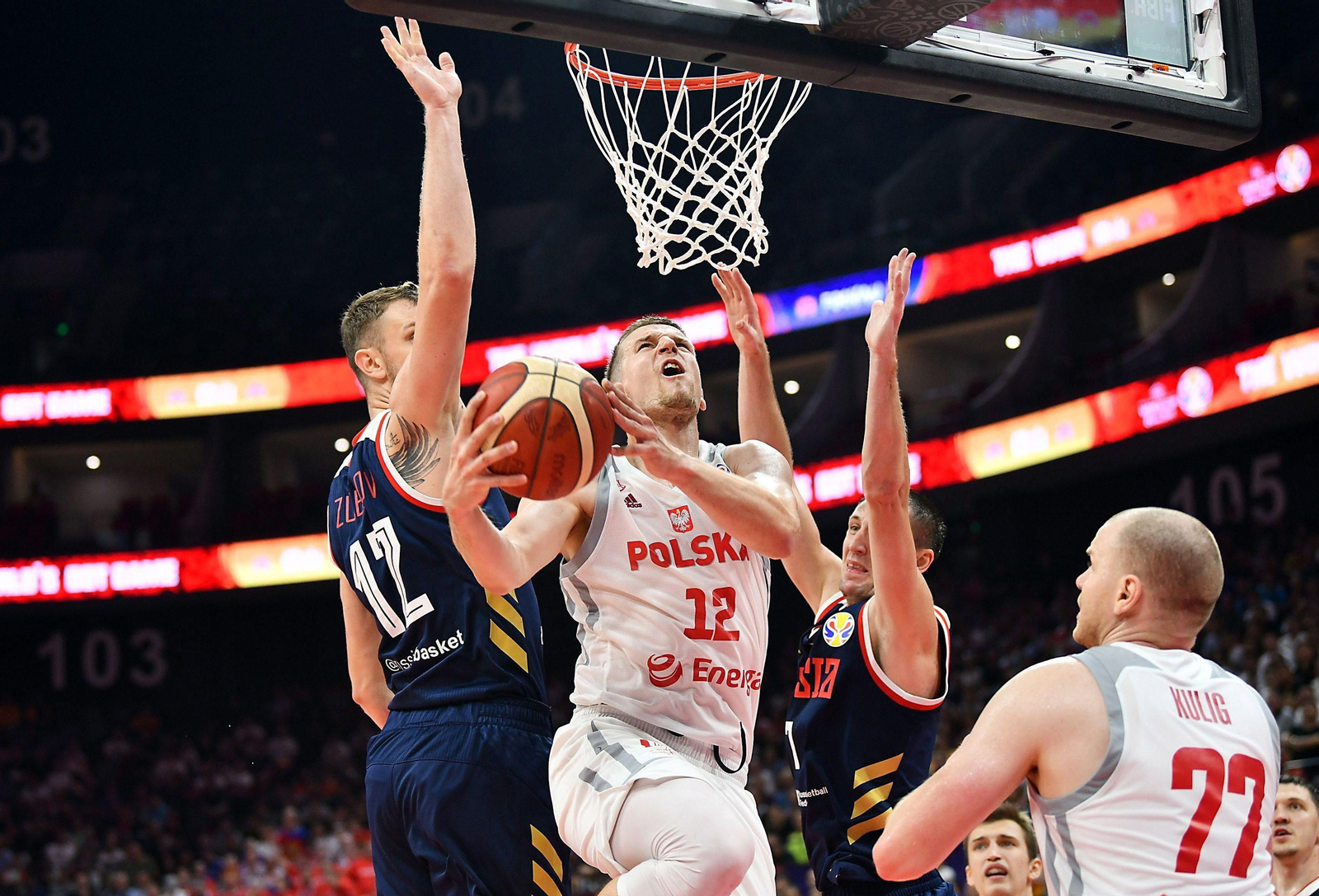 Waczynski, en un partido del Mundial del 2019 con Polonia.