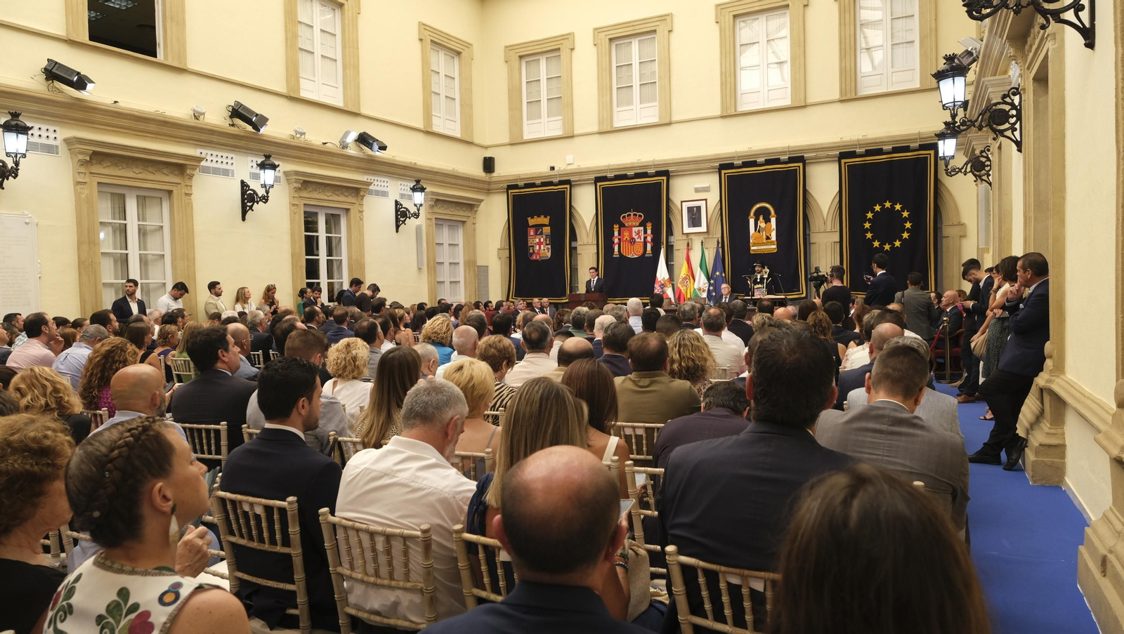 Imágenes del acto de constitución de la Diputación de Almería