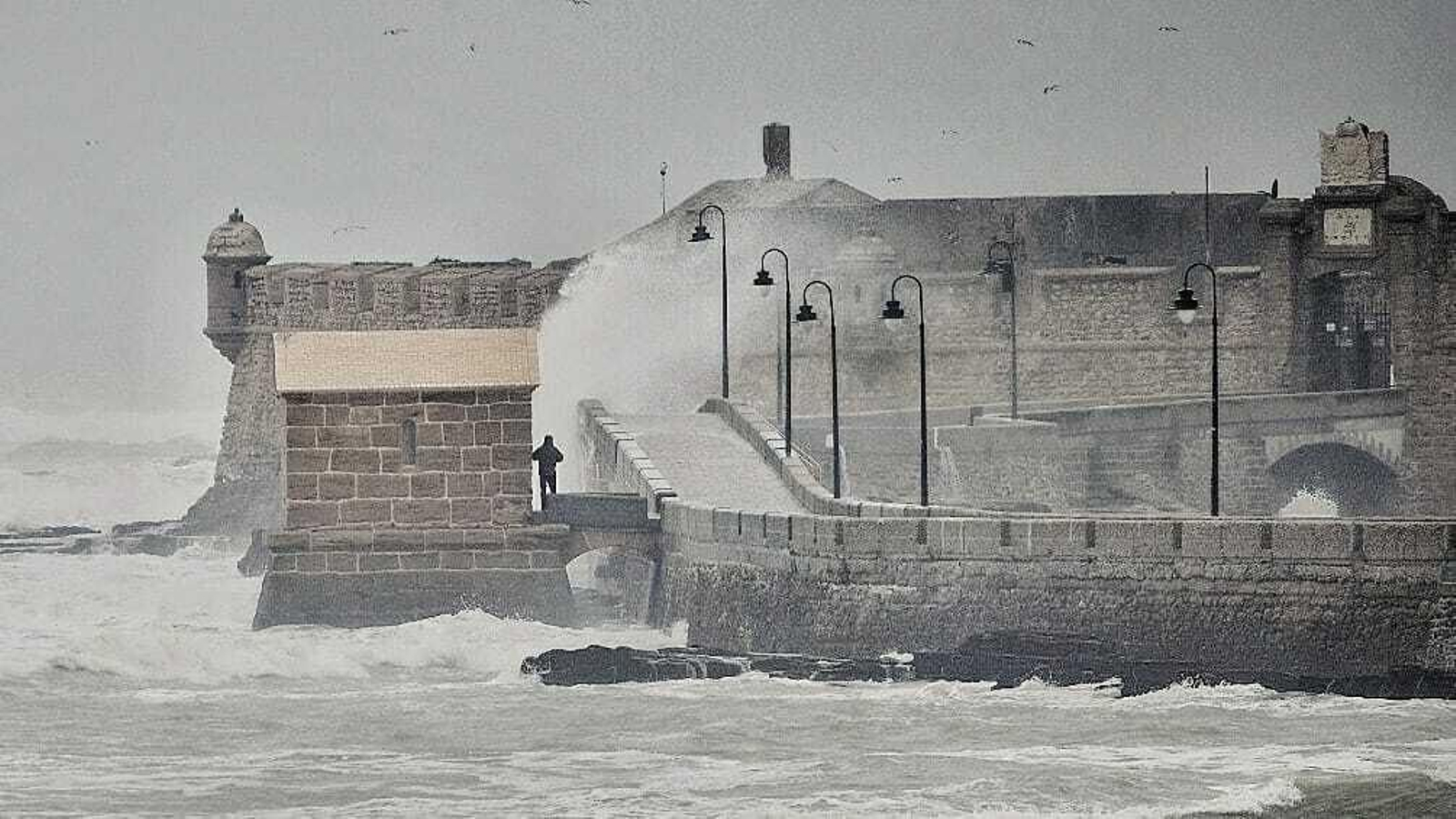 El temporal Elsa en Cádiz y la provincia