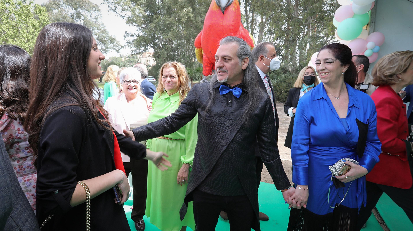 Artistas, políticos y empresarios en el bautizo de los nietos de José Luis López en Jerez