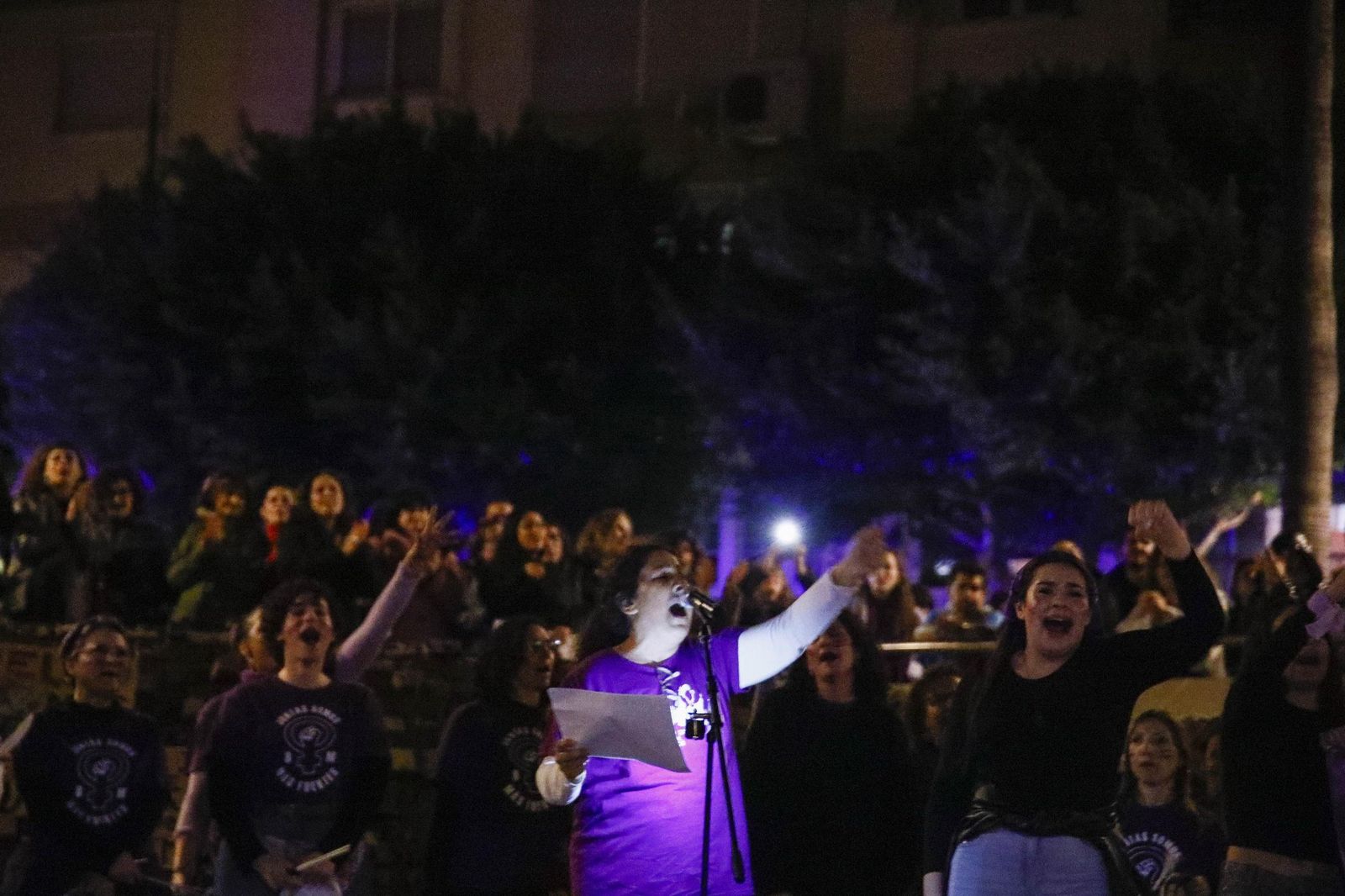 Las imágenes de la manifestación realizada por Asamblea Feminista 8M en Almería