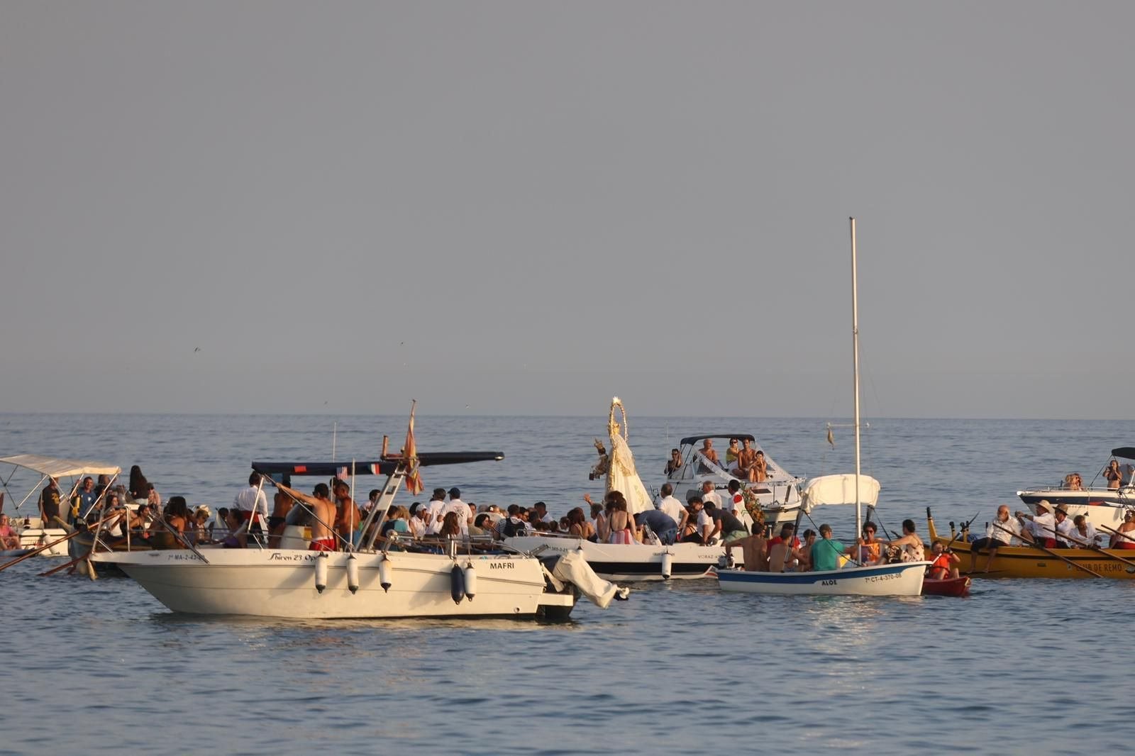 La procesión de la Virgen del Carmen en El Palo y Pedregalejo, en fotos
