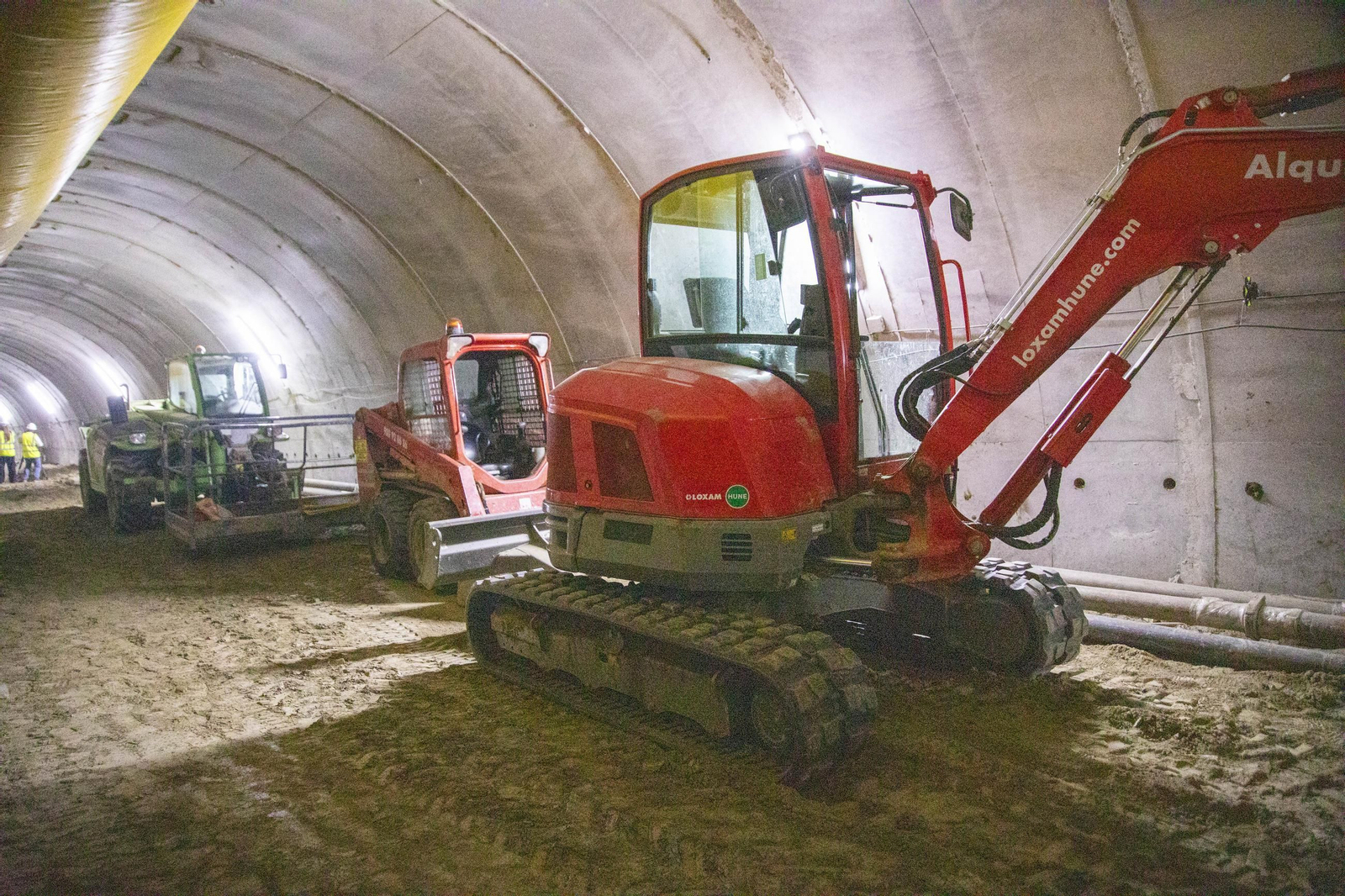 Así avanzan las obras del túnel de Viator del Ave