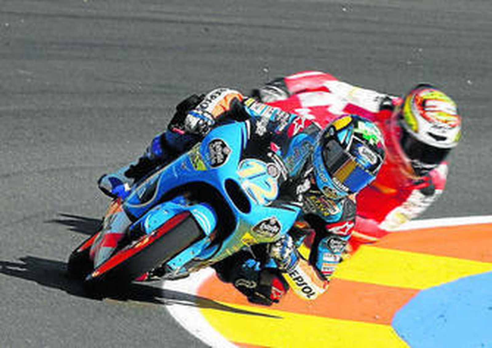 Álex Márquez, durante la segunda sesión de libres.