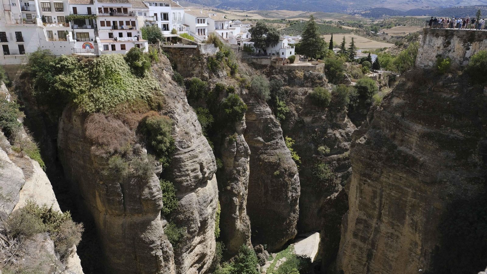 Tajo de Ronda por el que tendrán que pasar los participantes.
