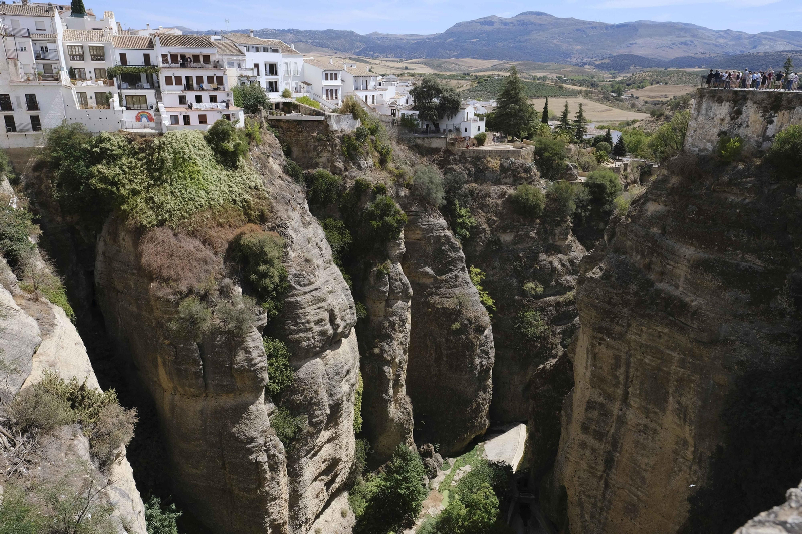 Tajo de Ronda por el que tendrán que pasar los participantes.