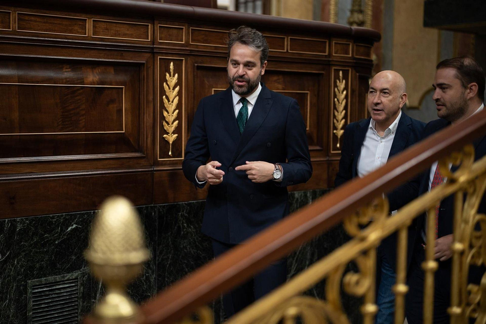 Juanfran Serrano en el Parlamento.