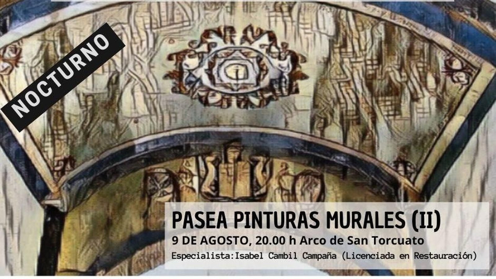 El punto de encuentro será el Arco de San Torcuato, realizándose un recorrido a pie