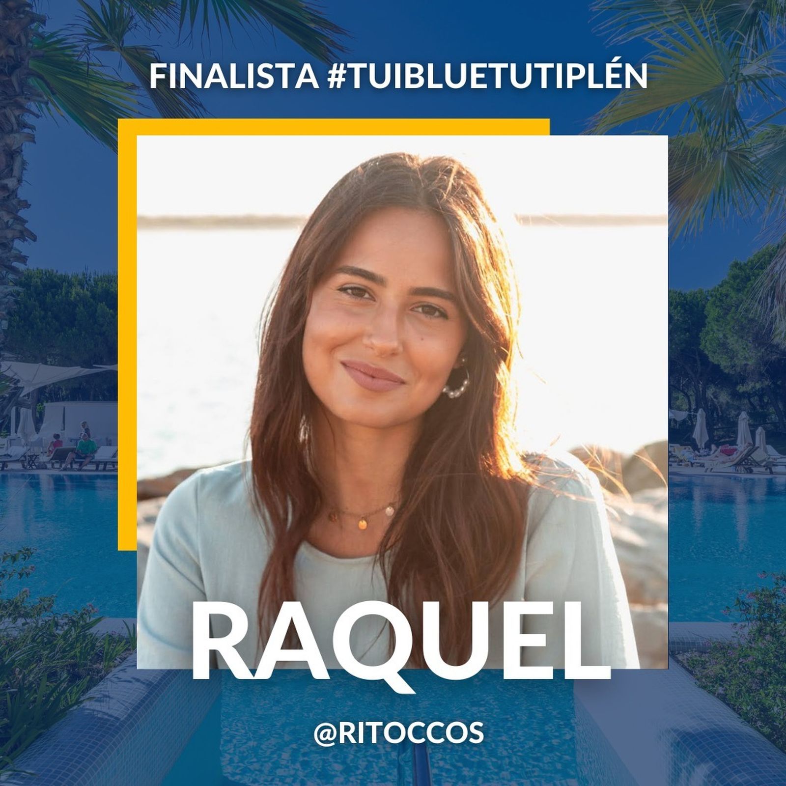 La onubense Raquel Alvarado, candidata al puesto soñado del verano en el hotel Tui Blue Isla Cristina