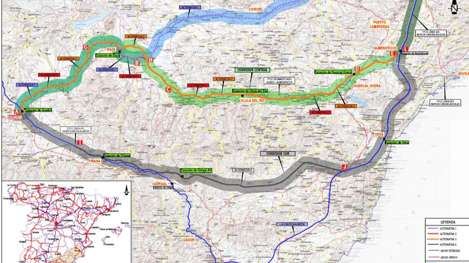 Estudio de alternativas del Ministerio de Transportes y Movilidad Sostenible