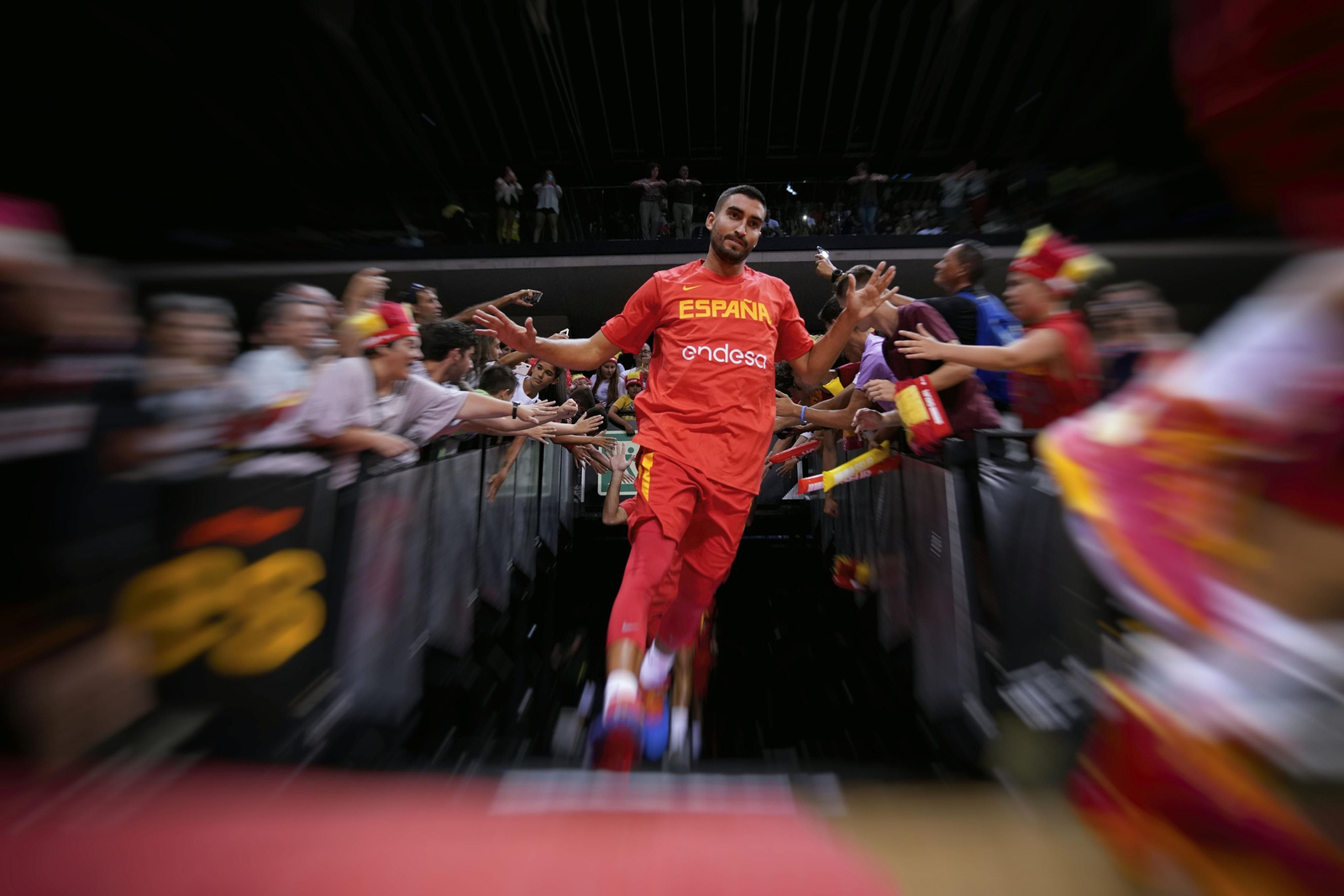 Jaime Fernández, en la presentación del España-Lituania.