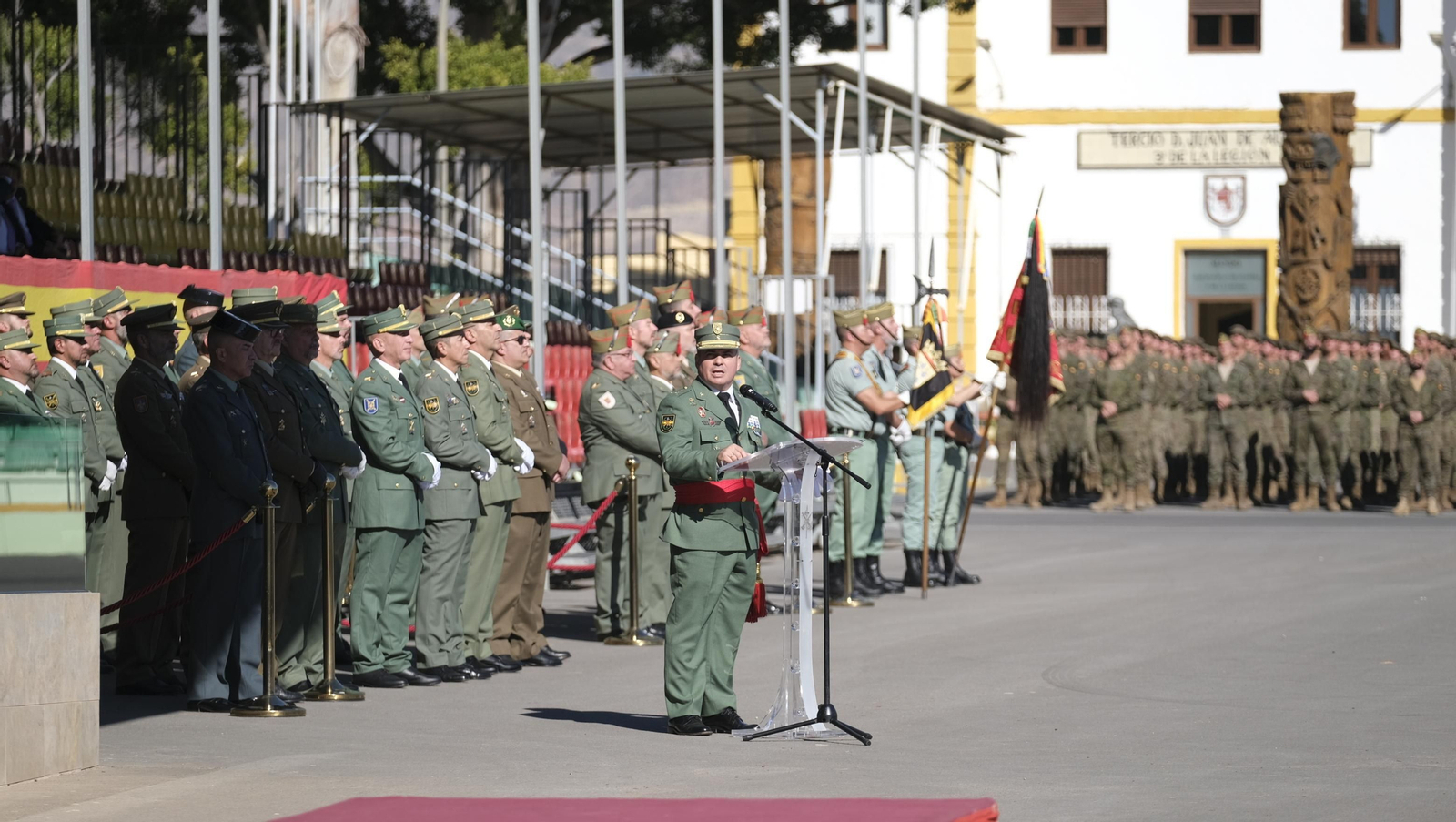 Imágenes de la toma de posesión del nuevo General de la BRILEG, José Agustín Carreras Postigo