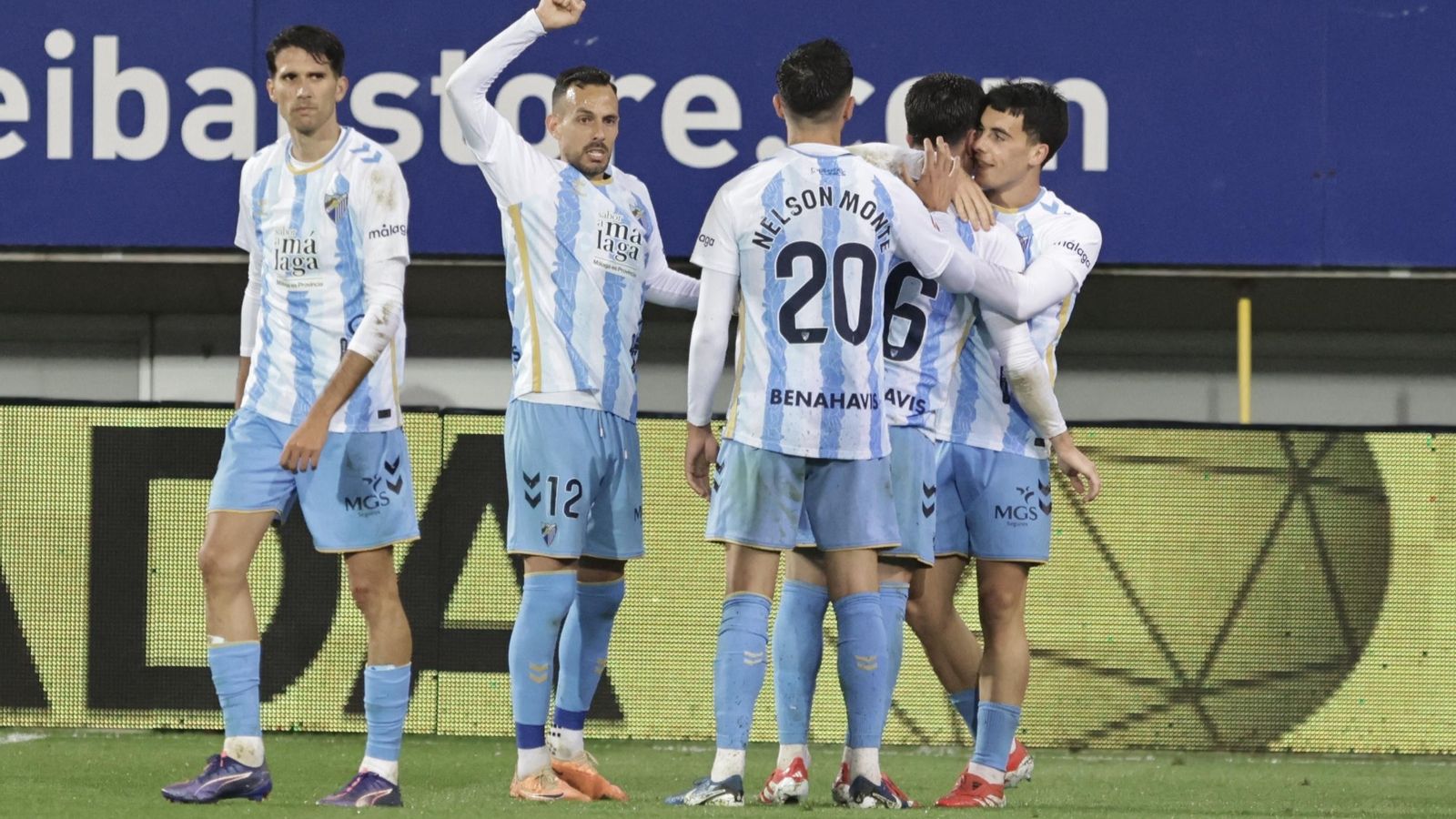 El Eibar-Málaga CF, en fotos