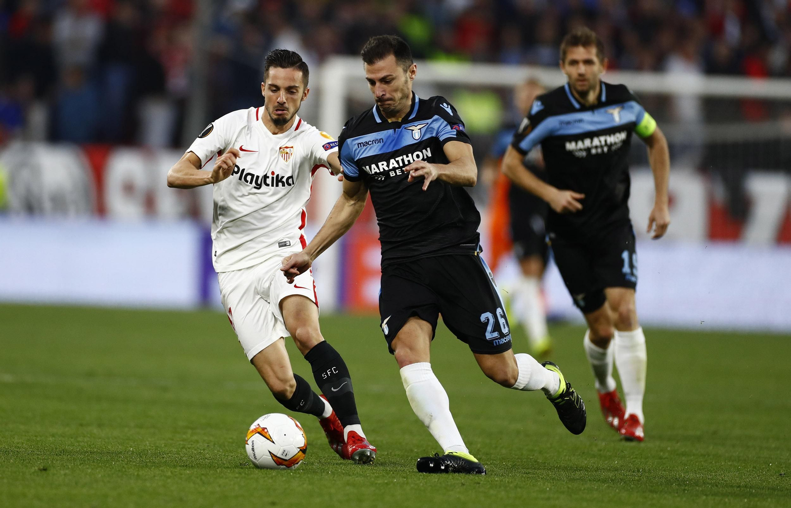 El Sevilla FC-Lazio, en imágenes