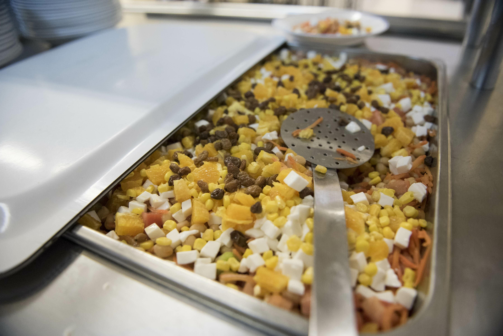 Los menús incluyeron la oferta vegana y ovolacteavegetariana en 2017.