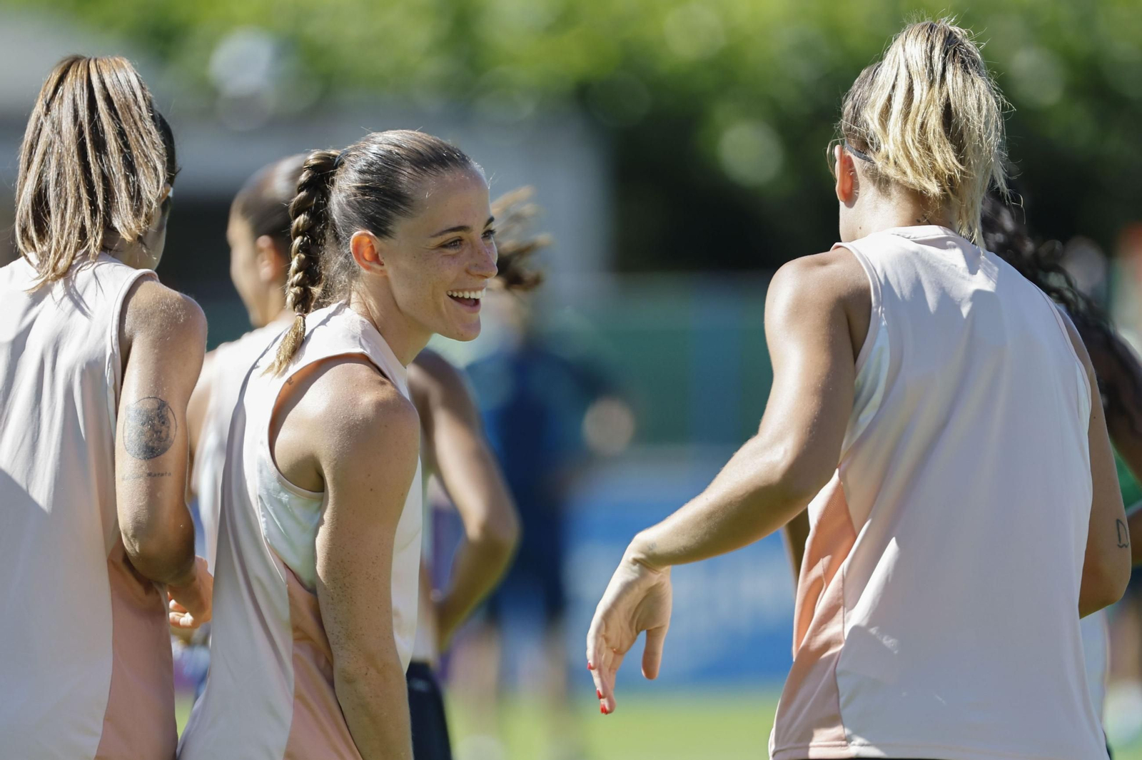 Las fotos de España antes de enfrentarse a Suiza en la Eurocopa femenina
