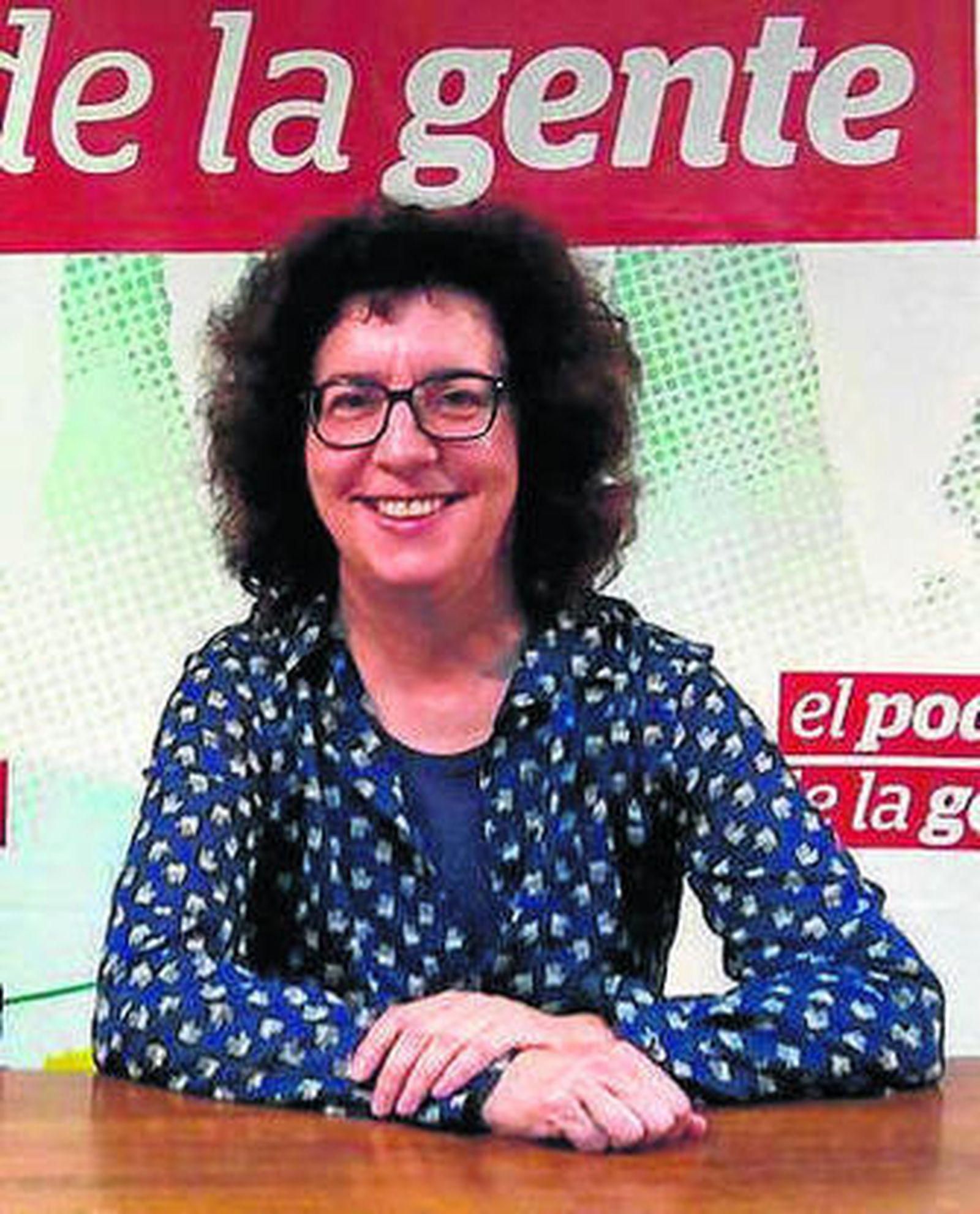 Sonia Barreiro en la comparecencia.