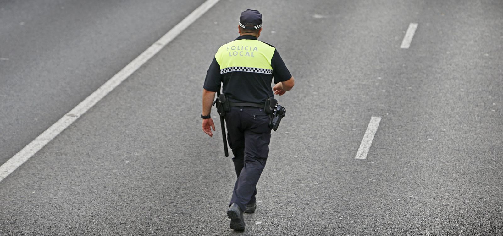 Un agente de la Policía Local de Cádiz.