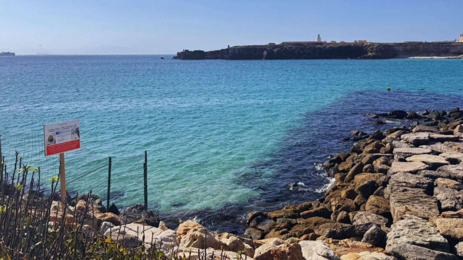Verdemar denuncia vertidos de combustibles procedentes de un buque hundido en el puerto de Tarifa.
