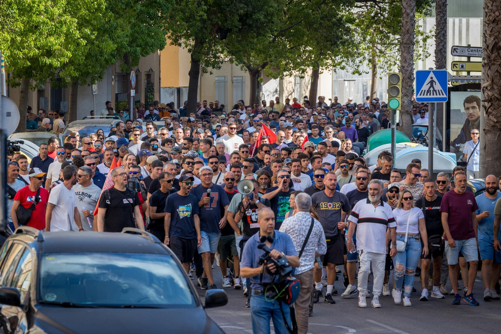 Las imágenes de las protestas de la huelga del metal en Cádiz de este miércoles 25 de junio