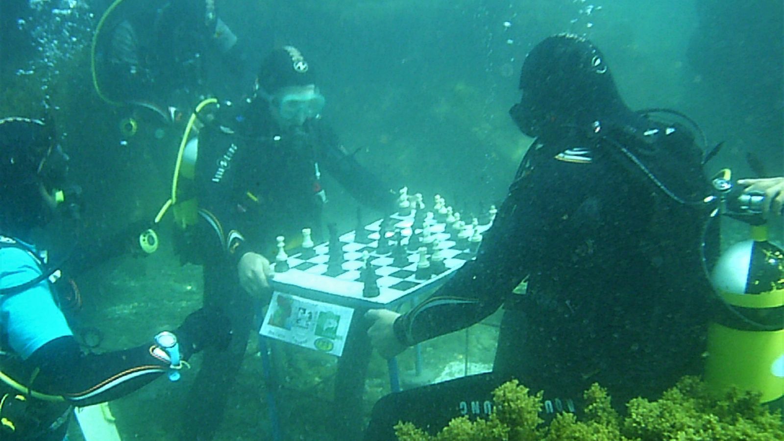 Campeonato de ajedrez submarino
