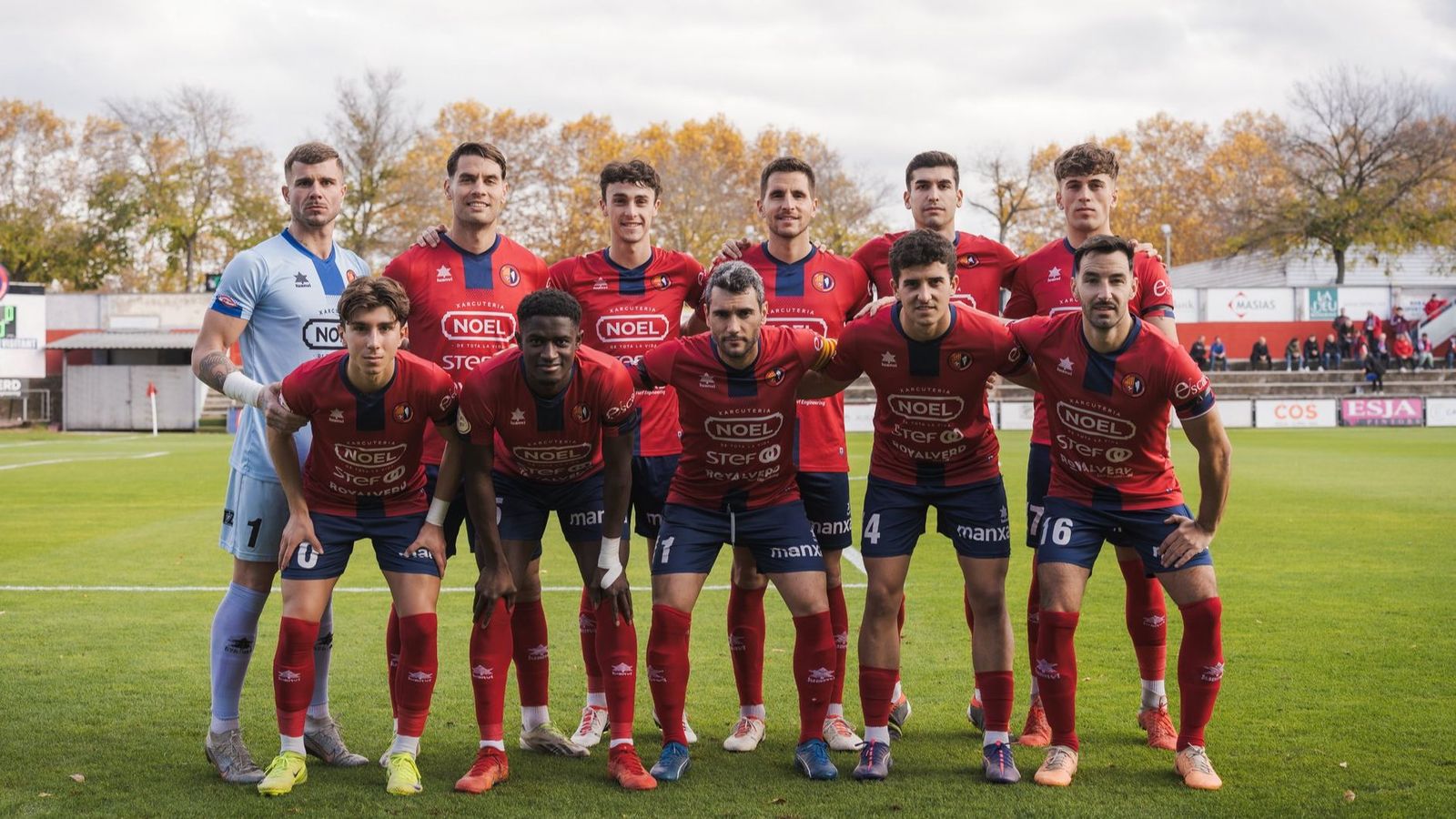 Once inicial de la UE Olot en la temporada 2024-25.