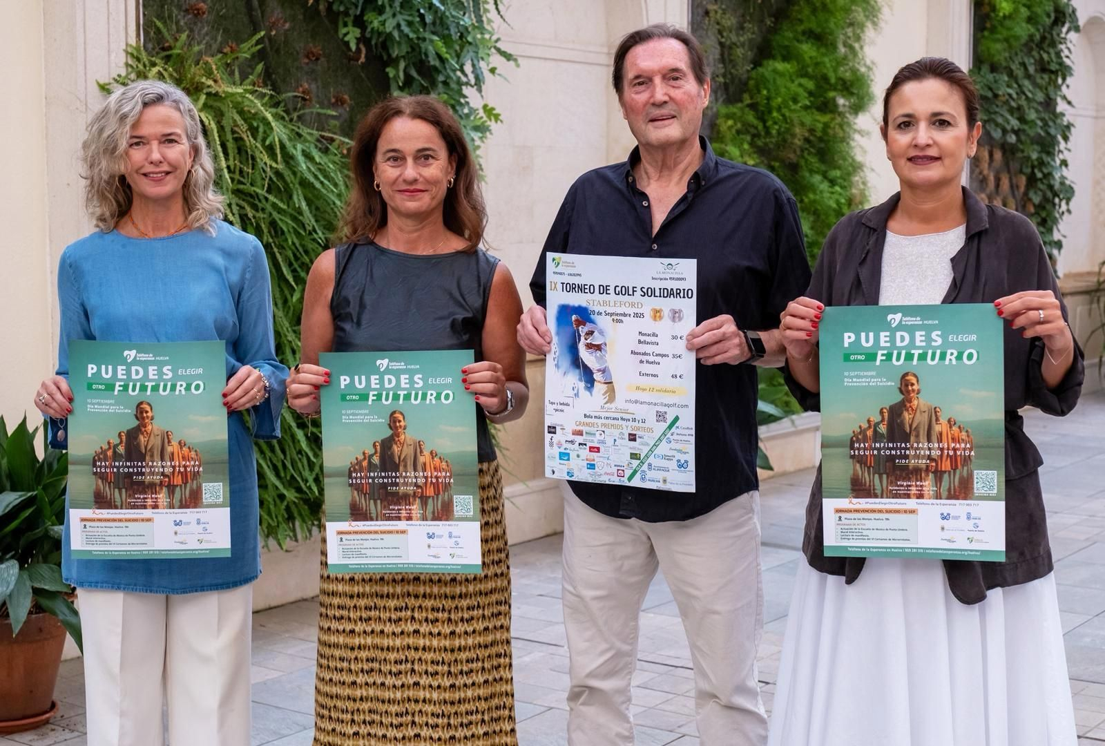 El momento de la presentación de los actos organizados con motivo del Día Mundial para la Prevención del Suicidio.