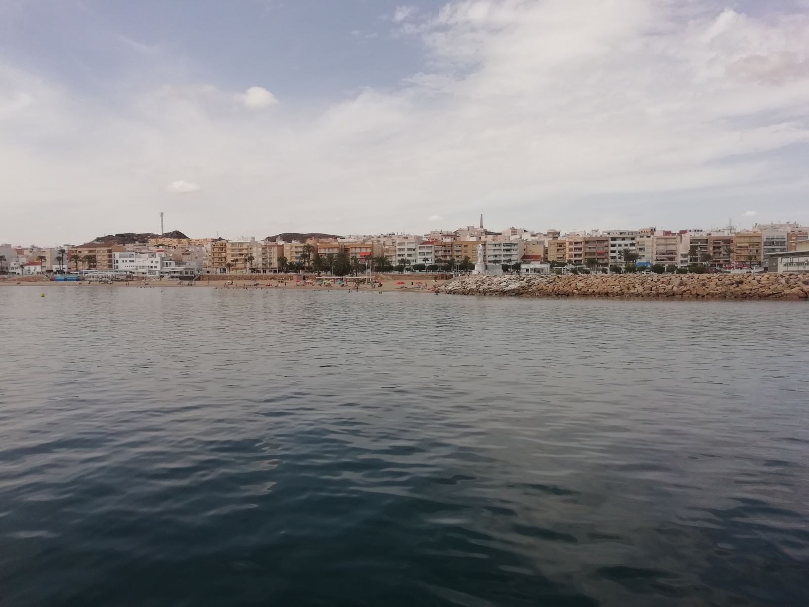 Garrucha desde el mar