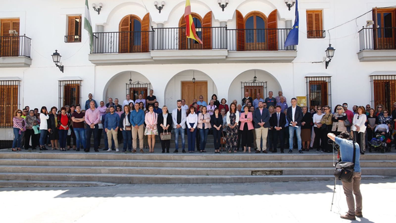 Una imagen de la concentración.