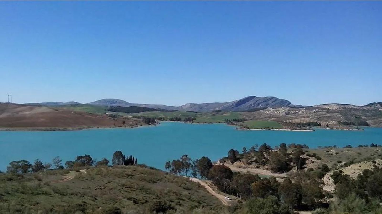 Pantano del Chorro en Ardales, en Málaga